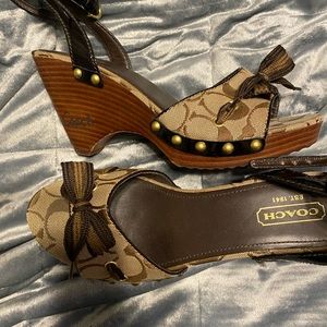 ✨Coach clog, open toe sandals✨